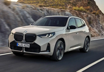 BMW X3 2025 с четырьмя ноздрями показали после анонса вживую внутри и снаружи