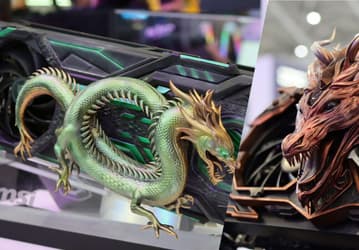 На каждой видеокарте сидит свой дракон. MSI показала крайне необычные 3D-карты AI Generated Edition, причём дизайн драконов создавал ИИ