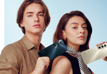 С дизайном как у Samsung Galaxy S22, кнопкой Dynamic Button, как у iPhone: недорогой Realme C65 прибыл в Россию