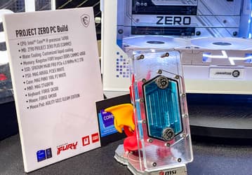 Первая в мире система охлаждения для нового формата оперативной памяти CAMM2. MSI показала водоблок для таких модулей