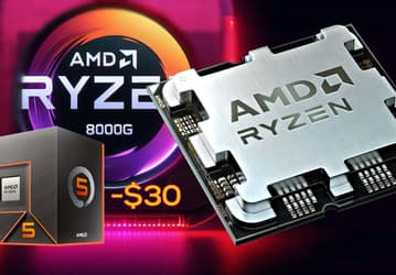 AMD снизила стоимость процессоров Ryzen 7 8700G, Ryzen 5 8600G и Ryzen 5 8500G