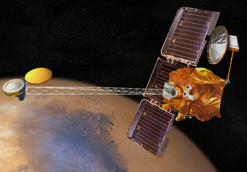 Старейший орбитальный аппарат NASA Mars Odyssey запечатлел огромный вулкан на Марсе и приблизился к важному рекорду