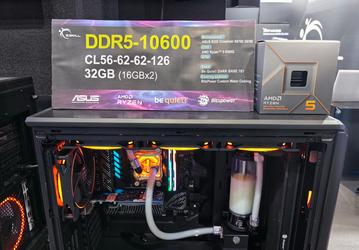 10,6 ГГц — и никакого охлаждения. G.Skill показала память DDR5-10600, которая не требует ни СЖО, ни воздушного охлаждения
