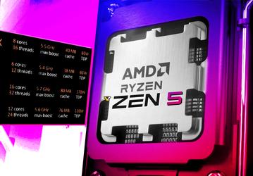 Новая ударная сила AMD. Раскрыты названия и характеристики процессоров Ryzen 9000