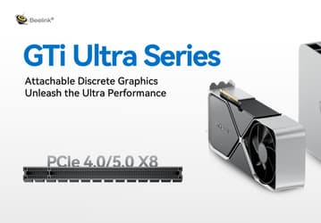 Хватит даже для RTX 4090. Beelink готовит мини-ПК GTi Ultra с интерфейсом PCIe x8 для подключения видеокарты 