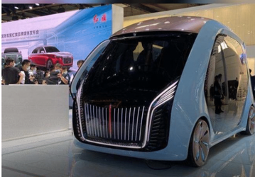Совершенно футуристичный Hongqi замечен на улицах Китая