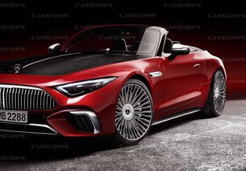 Mercedes-AMG SL 2025 впервые засняли вживую