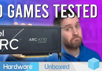 250 игр на видеокарте Intel Arc A770. Огромный тест показывает, чего Intel добилась за два года с момента выхода на новый для себя рынок
