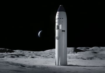 Исследование предупреждает о потенциальном воздействии посадок Starship на ледяные запасы Луны