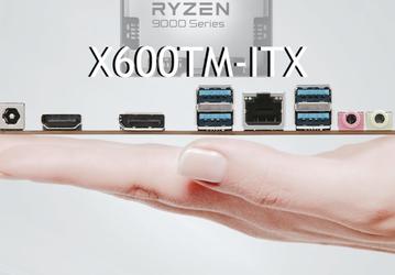 Других таких системных плат для Ryzen 7000/9000 нет. ASRock X600TM-ITX — первая в мире системная плата Thin Mini-ITX для AM5