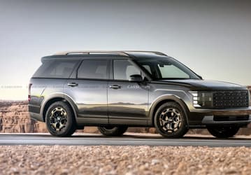 Новый дизайн в духе Hyundai Santa Fe и 3,5-литровый турбомотор. Качественное изображение и первые подробности о Hyundai Palisade 2026