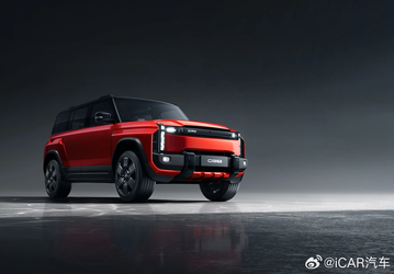 Cобственный «кубик» Chery получит багажник с дополнительным освещением на крыше. Новые фотографии iCar 03T