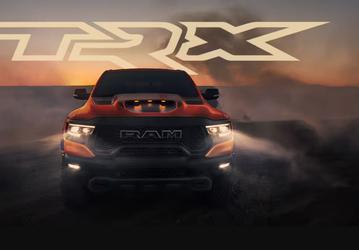 В России уже можно заказать мощный американский пикап RAM 1500 TRX 2024: много опций и 6,2-литровый мотор V8 HEMI SRT