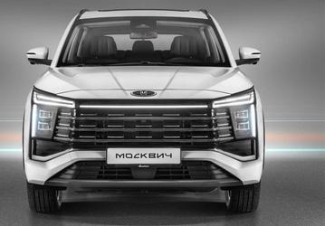 Это новый «Москвич», который по габаритам сопоставим с Hyundai Santa Fe. Представлен «Москвич 8» — клон JAC Sehol X8 Plus
