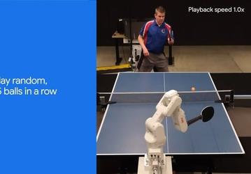 Google DeepMind представил робота, способного играть в настольный теннис на любительском уровне
