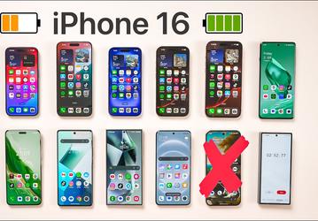 Насколько автономными получились iPhone 16, 16 Pro и 16 Pro Max. Новинки сравнили с десяткой других флагманов
