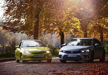 Представлен Honda Civic, который покрыт «самой серебристой» краской в мире