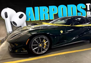 Воры угнали Ferrari за 575 тысяч долларов, но не заметили AirPods за 130 долларов, из-за которых их поймали