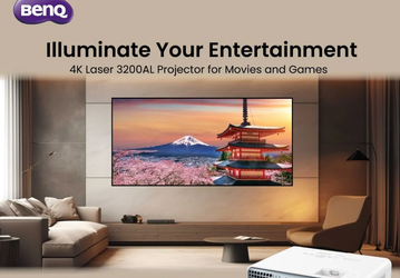 Представлен лазерный 4K-проектор BenQ TK710STi с яркой картинкой и низкой задержкой