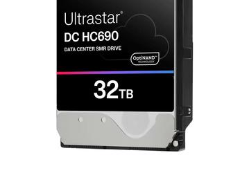 Объём 32 ТБ, но скорость всего 257 МБ/с. Western Digital представила жёсткий диск Ultrastar DC HC690