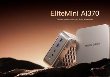 «Элитный» мини-ПК, подходящий для игр. Представлен Minisforum EliteMini Ai370 на базе 12-ядерного AMD Ryzen AI 9 HX 370