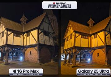 Samsung Galaxy S25 Ultra сравнили с iPhone 16 Pro Max и Galaxy S24 Ultra по возможностям камер