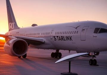 Спутниковый интернет Starlink на неограниченном количестве устройств получат клиенты авиакомпании Scandinavian Airlines