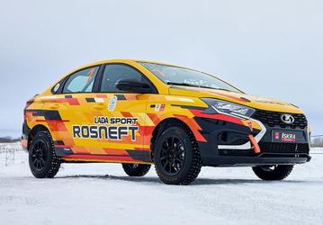 Топовая Lada Iskra выдаёт 173 л.с. Спортивная версия получила форсированный мотор 1,8 л, облегчённый кузов и каркас безопасности