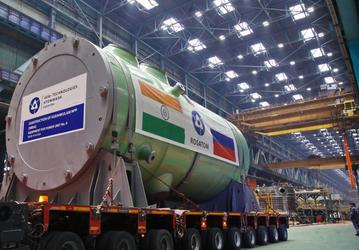 Росатом отправил в Индию корпус реактора для шестого энергоблока АЭС «Куданкулам»