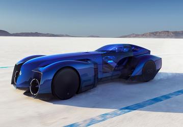 Представлен «истребитель на колёсах» и передвижная лаборатория Renault Filante Record 2025