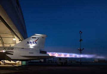 NASA завершило наземные испытания революционного тихого сверхзвукового самолета X-59