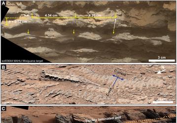 Марсоход Curiosity нашёл доказательства существования открытых водоёмов в тёплый период истории Марса