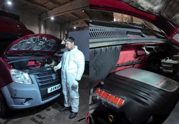 ГАЗель с «сердцем» от Chrysler: умельцы в Казахстане установили под капот ГАЗели 5,7-литровый Hemi в сочетании с «автоматом»