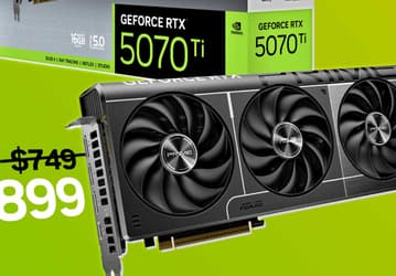 750 долларов от Nvidia превращаются в 900 долларов в магазинах. Столько стоит GeForce RTX 5070 Ti, которая должна продаваться по рекомендованной цене