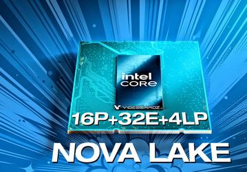Вместо 24-ядерных Core Ultra 9 мы получим 52-ядерные. Топовые процессоры Nova Lake получат 16 больших, 32 малых и ещё 4 ядра LP