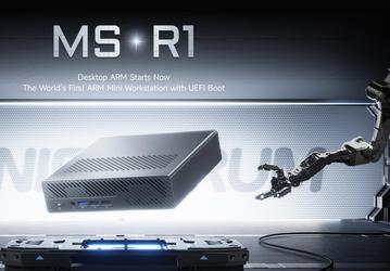 Первая в мире миниатюрная рабочая станция с процессором Arm и поддержкой UEFI. Minisforum MS-R1 с китайским CPU вышла на рынок