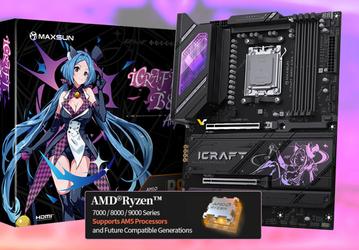 Эта системная плата справится даже с 400-ваттными процессорами Ryzen следующего поколения. MaxSun показала MS-iCraft B850 AIGA