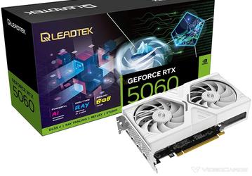 Белая видеокарта начального класса. Leadtek представила GeForce RTX 5060 Hurricane 