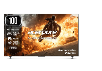 100 дюймов, 144 Гц, 4K, 60-ваттная звуковая система, Dolby Atmos, Dolby Vision, HDR10. Представлен QLED-телевизор Acerpure Nitro Z Series 4K