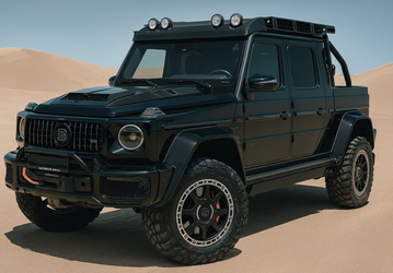 В России продают редчайший Brabus XLP 800 Adventure с портальными мостами на базе Mercedes-AMG G 63
