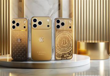 В России представили iPhone 17 в виде золотого слитка и Bitcoin