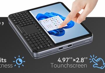 Это карманный Windows-ПК с экраном 5,7 дюйма, физической клавиатурой и массой 330 г. Представлен OmniOne Pocket PC