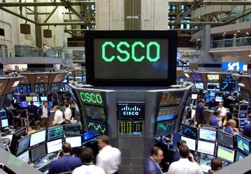 Cisco вернулась на вершину: акции компании обновили исторический максимум 2000 года