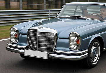 Редкое купе Mercedes-Benz W111 выставили на продажу в России
