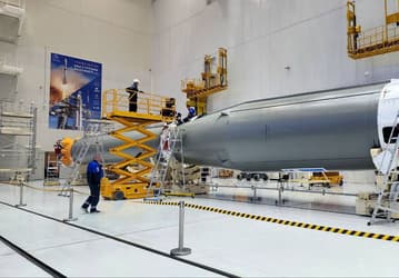 На Восточном готовят «Союз» для запуска новых «Аистов»