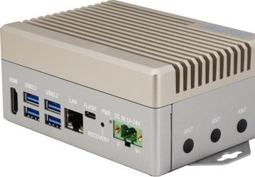 Маленькая белая невзрачная коробочка, но внутри модуль Nvidia Jetson Orin NX для ИИ. Представлена система Aaeon Boxer-8651AI-Plus