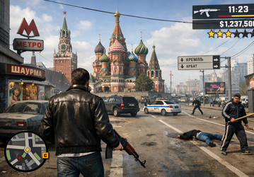 В Rockstar North обсуждали идею Grand Theft Auto в Москве 