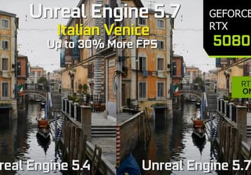 Игры на Unreal Engine 5 наконец-то станут меньше «жрать»? Сравнение UE 5.7 с UE 5.4 показывает внушительный прирост производительности 