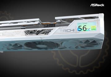 Взглянул на видеокарту — узнал погоду на улице. У ASRock Radeon RX 9070 XT Taichi White имеется собственный экран на корпусе