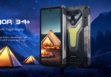 25 500 мАч, 66 Вт, встроенный проектор, MediaTek Dimensity 7400X и камера ночного видения в неубиваемом смартфоне. Представлен Ulefone Armor 34 Pro+